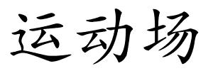运动场的解释