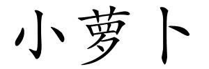 小萝卜的解释