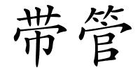 带管的解释