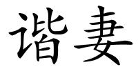 谐妻的解释