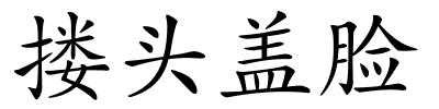 搂头盖脸的解释