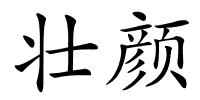 壮颜的解释