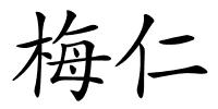 梅仁的解释