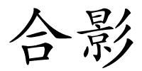 合影的解释