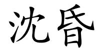 沈昏的解释