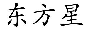东方星的解释