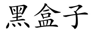 黑盒子的解释