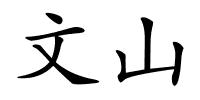 文山的解释