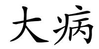 大病的解释