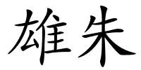 雄朱的解释