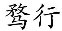 骛行的解释