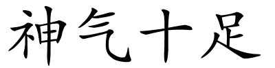 神气十足的解释