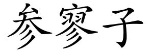 参寥子的解释