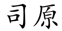 司原的解释