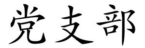 党支部的解释