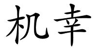 机幸的解释