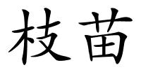 枝苗的解释