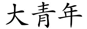 大青年的解释