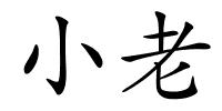 小老的解释