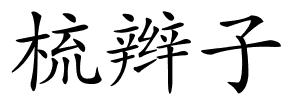 梳辫子的解释