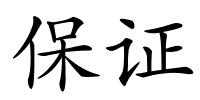 保证的解释