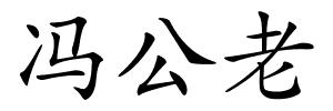 冯公老的解释