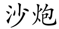 沙炮的解释