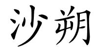 沙朔的解释