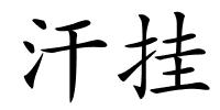 汗挂的解释