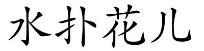 水扑花儿的解释