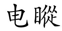 电瞛的解释
