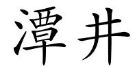潭井的解释
