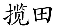 揽田的解释