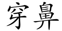 穿鼻的解释