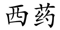 西药的解释