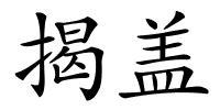 揭盖的解释