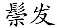 鬃发的解释