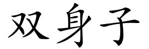 双身子的解释