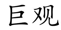 巨观的解释