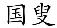 国叟的解释