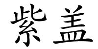 紫盖的解释