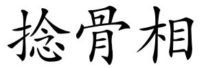 捻骨相的解释