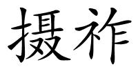 摄祚的解释