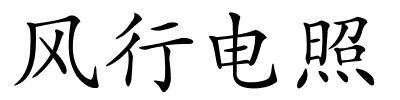 风行电照的解释