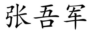 张吾军的解释