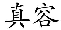 真容的解释