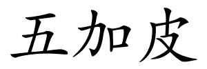 五加皮的解释