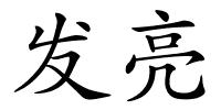 发亮的解释
