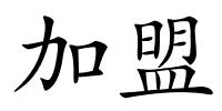 加盟的解释