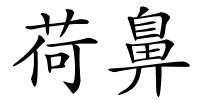 荷鼻的解释